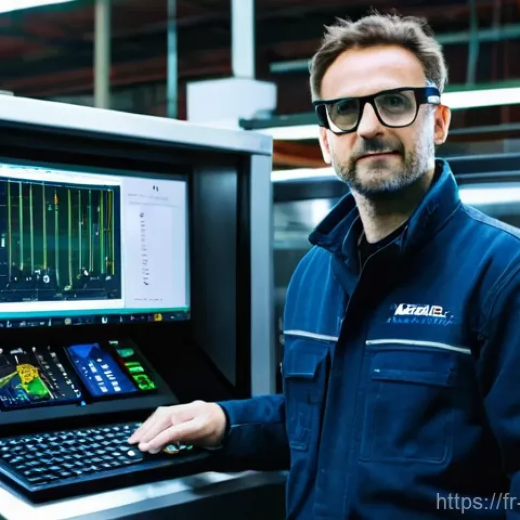 생산설비 유지보수 전문가의 일상 공유 - **Prompt:** "A highly skilled French industrial maintenance expert, appearing to be in their late 30...