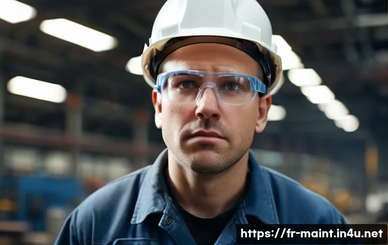 설비 유지보수 직무 스트레스 관리법 - **Overwhelmed Maintenance Technician in Industrial Setting**
A realistic, high-definition image ...